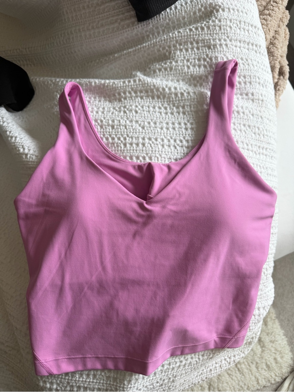 lululemon athletica Pink Scoop-Neck Tank
